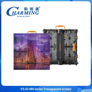 Quality Rental P3.91 transparent screen waterproof for outdoor use factory outlet best sale wholesale