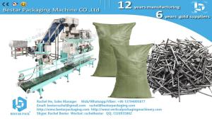 China Semi-auto packaging machine for 20kg screw weighing and filling on sale