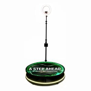 Quality Metal Self Machine Automatic 360 Photo Booth 39 inch 45 Inch RGB Light wholesale