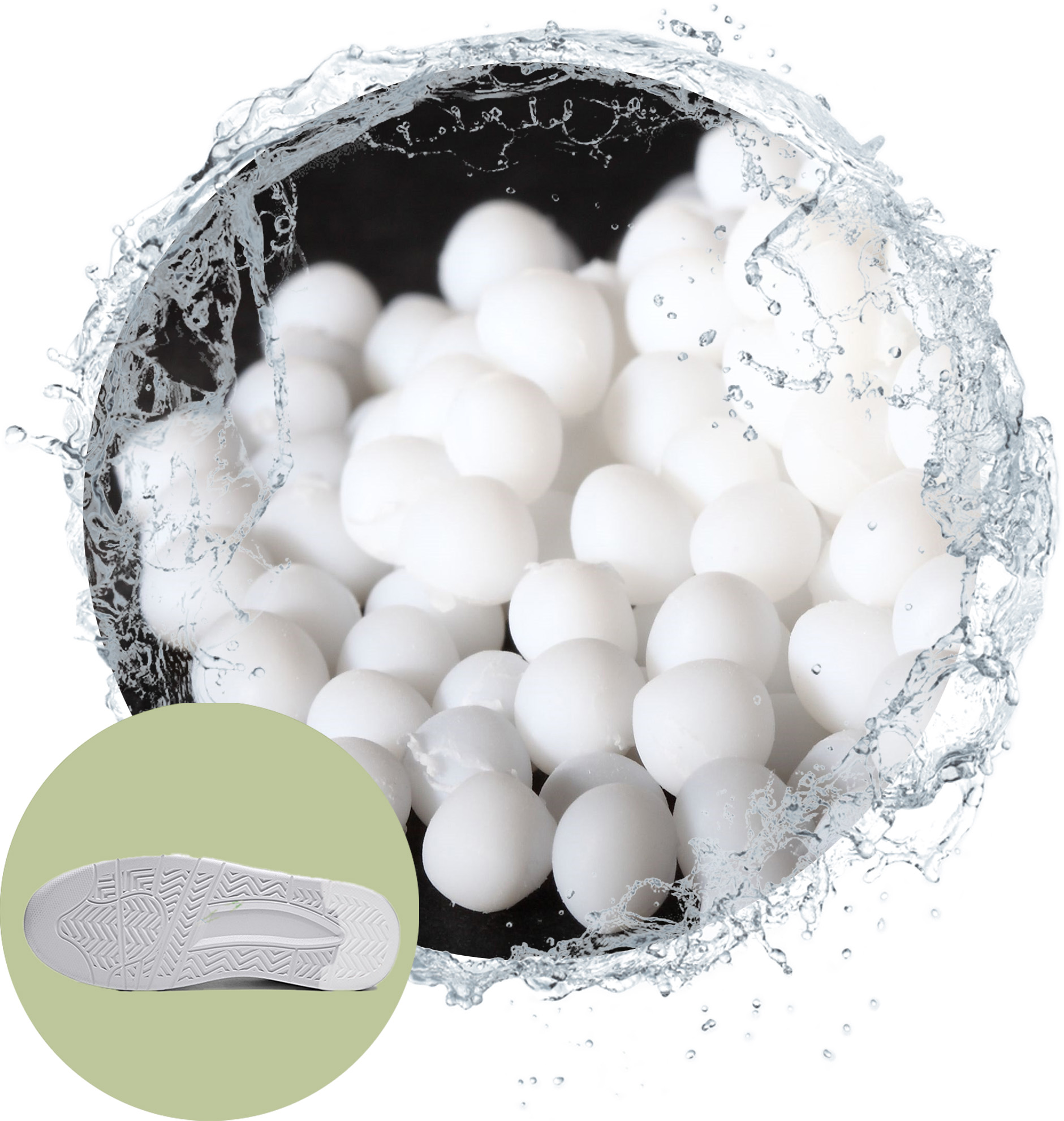 High Strength 20A TPR Rubber Material Water Resistant For Outsole Tread Soles