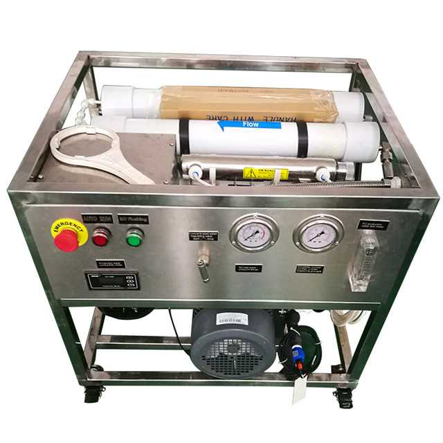 Salt Water Seawater RO Plant Semi controled With CNP Pump SGS Approved