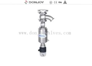 Quality 1 Inch Pneumatic Tank Bottom Stainless Steel Valve With Position feedback unit F-TOP wholesale