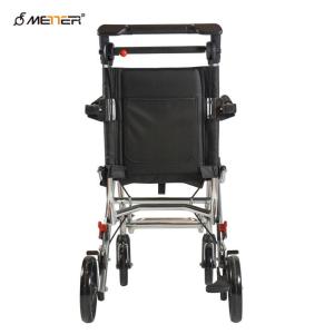 Quality Manual Foldable Portable Lightweight Transport Wheelchair 100KG Load wholesale