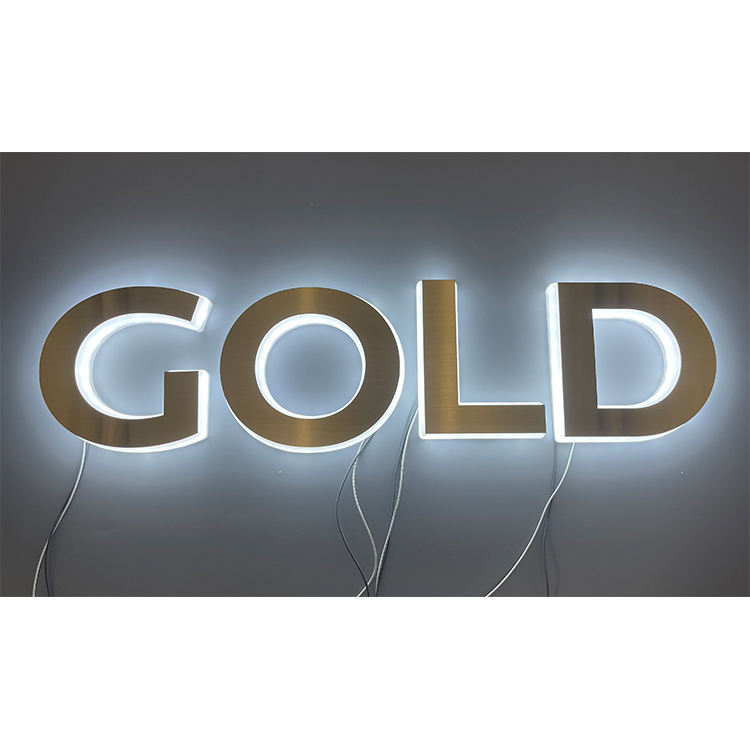 Luminous Characters Acrylic Advertising Sign Luminous Characters Advertising Board Metal Backlight Characters