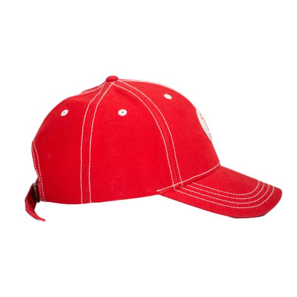 Fashionable Customize Red Metal shoes buckle patch Logo baseball sports Hats