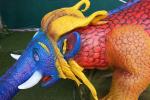 Attractive Remote Control Animatronic Artificial Animals For Playground