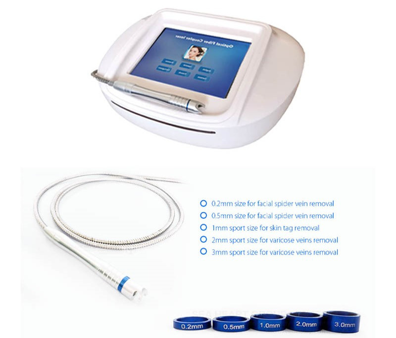 Portable Diode 980nm Laser Spider Vein Removal Machine / Vascular Laser Machine