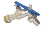 Farming Industries 90 Degree Brass Bibcock Valve Outdoor Lockable Hose Tap