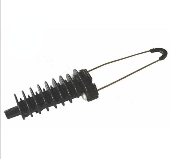 Plastic Tension Conical Wedge Clamp Composed Of Opened Thermopastic Body