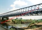 Prefabricated Delta Assembly Modular Steel Truss Bridge With Concrete Deck High