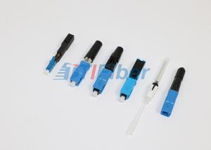 Quality Singlemode Fiber Optic Connector SC / PC Drop Wire Fiber Optic Cable Fast Connectors wholesale