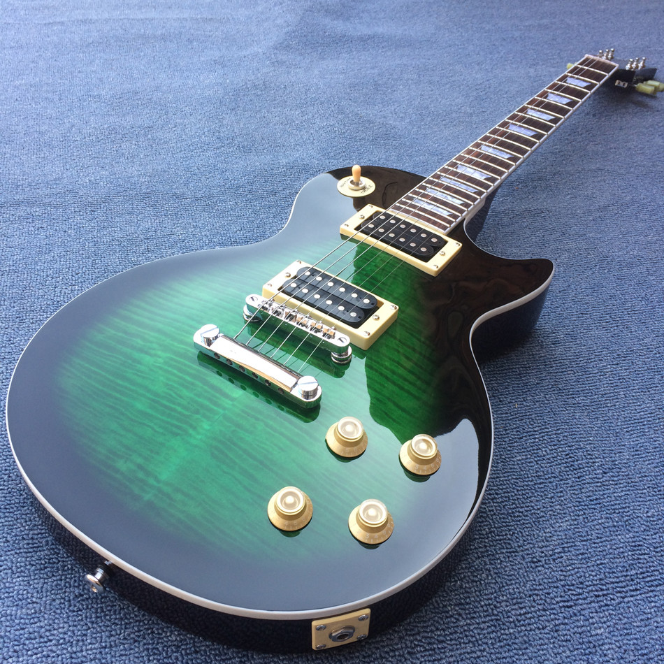 High quality Custom LP electric guitar,Quilte Maple top ,Rosewood fingerboard