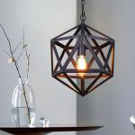 Cage industrial hanging lights for Kitchen Dining room Restaurant Lamp Fixtures