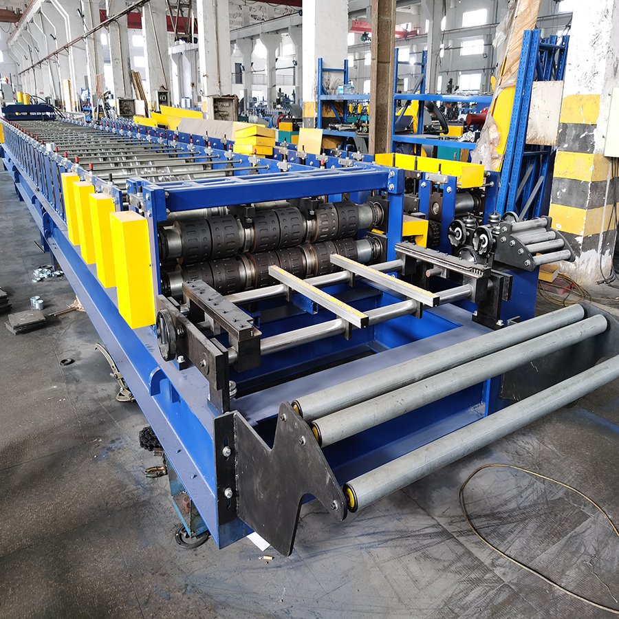 3Ph Floor Metal Deck Forming Machine Glazed Roll
