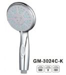 Roundface Handheld Bathroom Shower Head Polished Chrome With Touch Button