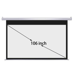 Quality Excellent Clear Photo Motorized Projection Screen 106inch Diagonal 16:9 Projector Canvas wholesale