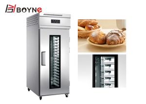 Quality PU Insulation Heating Electric Dough Proofer Single Door 18 Trays Or 36 Trays Fermentation Box wholesale
