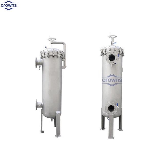 Multi Cartridge PP Melt Blown Water Filter Cartridge Housing 3 Elements 20 Inch