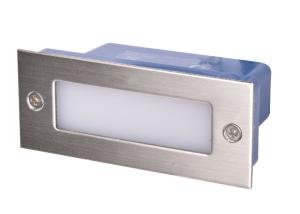 Quality 304 Stainless Steel Recessed LED Step Light 40000 Hours 4.8 VA Light Output wholesale