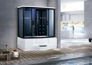 Quality 110V / 220V Bathroom Shower Enclosure , Steam Bath Shower Cabin 1400x1100x2150mm wholesale