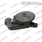 Oil pump 6D105 PC200-3 6136-52-1210 6136-52-1100