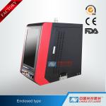 Raycus IPG 20W 30W 50W Mini Enclosed Fiber Laser Marking Machine for Aluminum