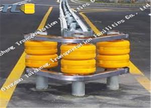 Quality Corrugated Steel Roller Crash Barrier System For Roadside Guardrail wholesale