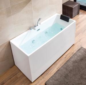 Quality Shower Room Freestanding Jacuzzi Bathtub , Massage Acrylic Bathtub CE Approved wholesale