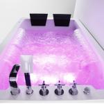 Whirlpool Acrylic Massage Bathtub M1813-D Pure Sanitary Grade ISO9001