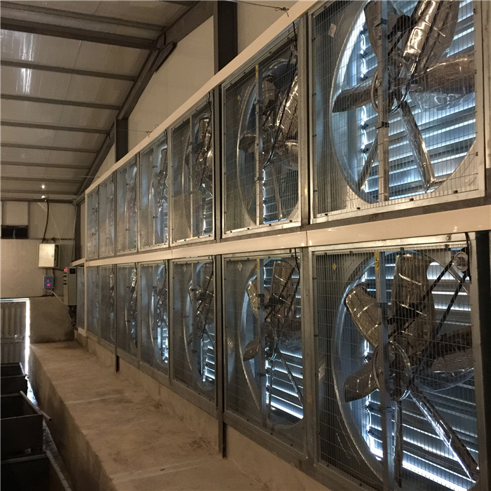 1.1KW Chicken Poultry Farm Climate Control System Pressure Ventilation Fan