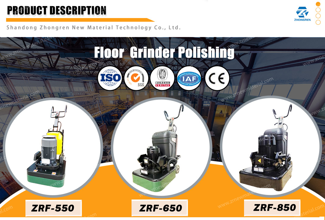 Efficient 18.5KW Concrete Grinder And Polisher 920mm Grinding Width