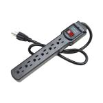 American Standard 6-Outlet Electric Extension Socket Power Strip ETL15A/125V
