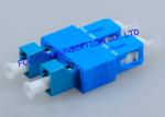 Hybrid SC - LC Fiber Optic Adapter , Telecom Network Male To Female Adapter