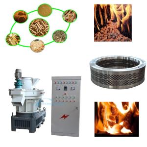 Quality 450-700mm Automatic Pellet Mill Machine Industrial Biomass Pellet Machine wholesale