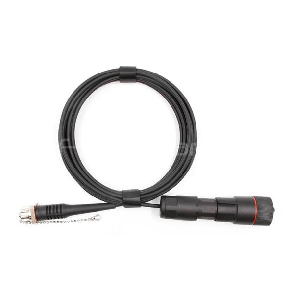 FPMDLC to ODC Socket Waterproof Fiber Optic Patch Cord 2 Cores 9/125 OS2 TPU