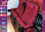 PP Outer Back Fabric Cushion Folding Theater Seats For Library / Museum Hall