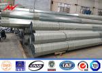 33kv 60ft Electric Suspension Poles Hot Dip Galvanized Surface Treatment