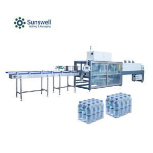 Quality Automatic Plastic Bottle Shrink Wrap Machine Mineral Water Bottle PE Film Heat Tunnel wholesale
