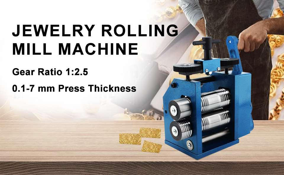 112mm Rolling Mill Machine Jewelry Manual 48-50mm Shaft diameter