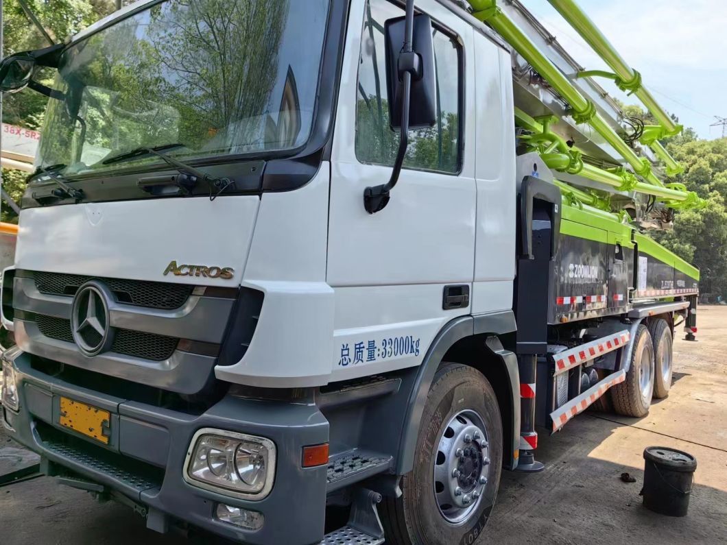 2013 Zoomlion 49m Concrete Boom Pump Truck Mounted Pump Putzmeister Concrete Pump Truck
