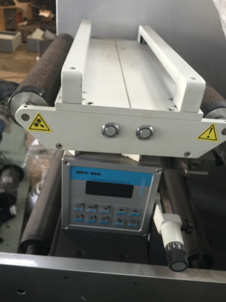 Abrasive Automatic Paper Slitting And Rewinding Machine / Label Slitting Machine 120m/Min