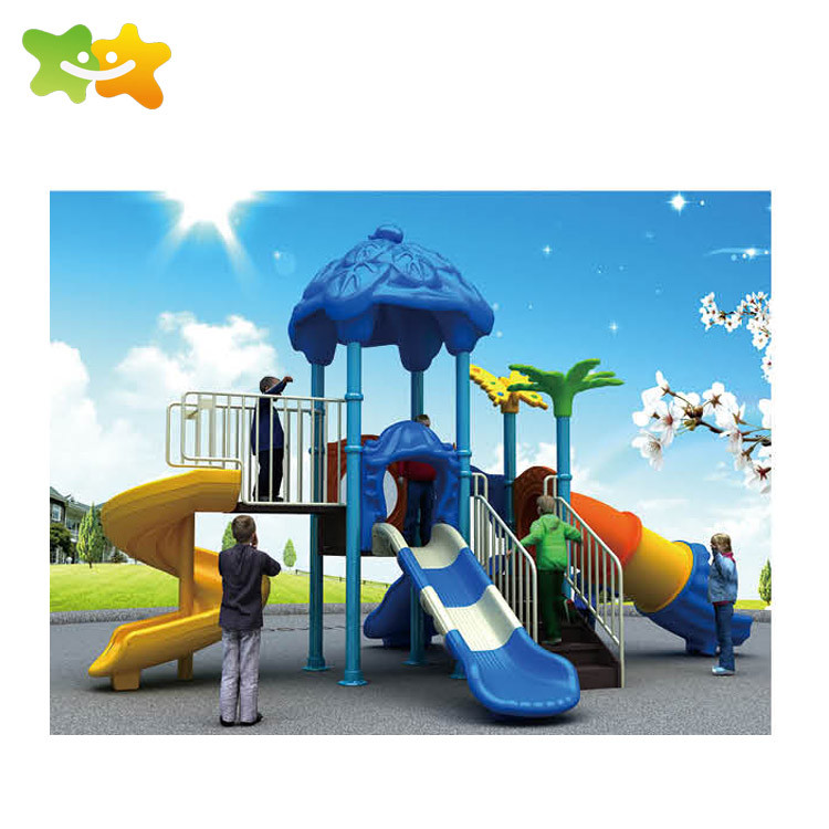 CE Approved Preschool Playground Outdoor Climb Kids Plastic Slide Park Equipment