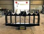 Excavator Rake Bucket , land rake for excavator CAT320D PC200