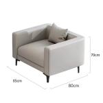 Hotel Lobby Reception Modern Office Sofa Set 3 Seats Non Inflatable