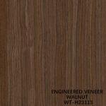Recon Walnut Wood Veneer Straight Grain Standard Size 2500*640mm For Indoor