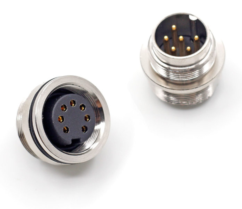 High Capacity Waterproof Electrical RET Control 8 Pin Round M16 solder circular aviation Connector