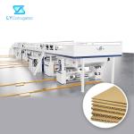 Steam Heating 2 Ply Corrugated Cardboard Production Line 2800mm Width