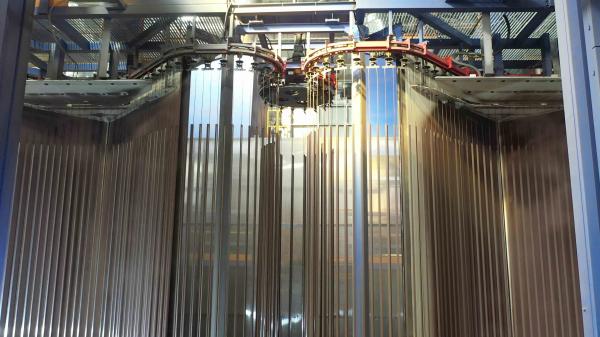 PP Booth Stainless Steel Pre-treatment System Aluminium Alloy Profiles Vertical