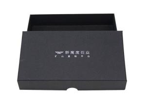 Quality OEM Cardboard Packaging Box , Rigid Set Up Gift Boxes UV Coating Black wholesale