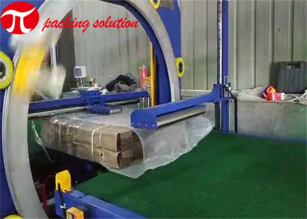 100r/Min Horizontal Wrapping Machine , DustProof Horizontal Stretch Wrapper High